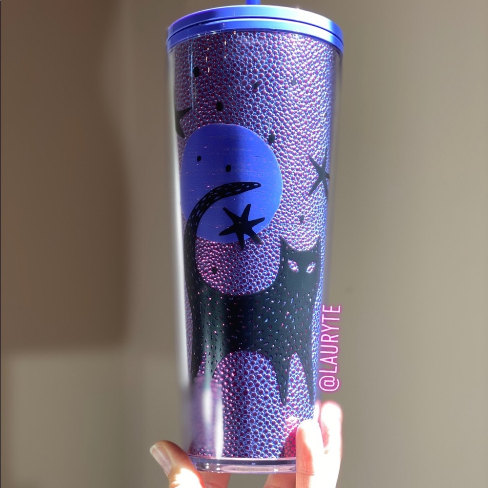 Starbucks 2020 Halloween Purple Cat Tumbler